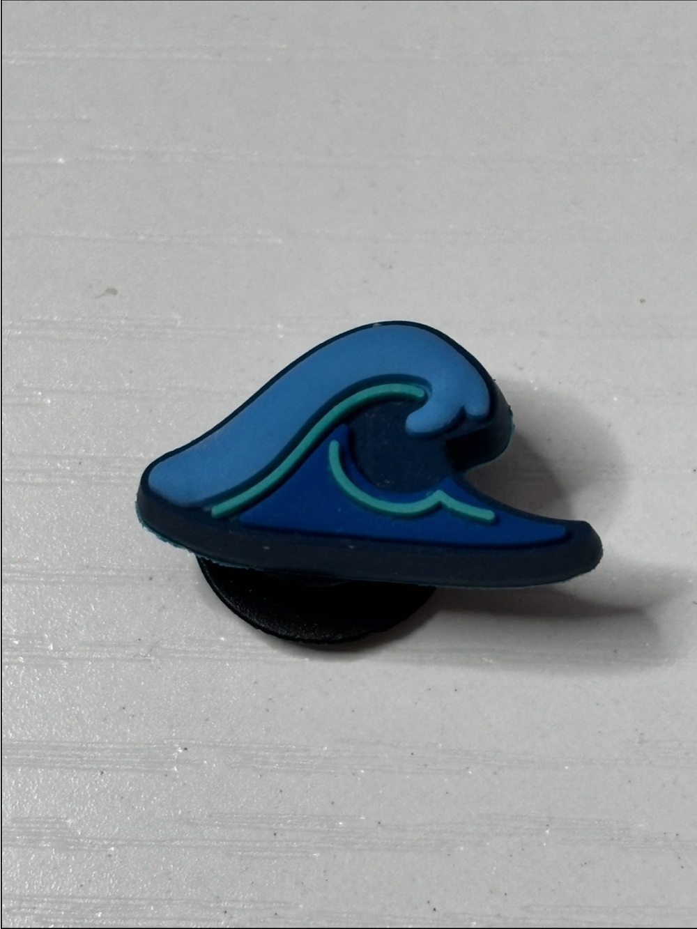 CROCS Wave Jibbitz Charm in Blue Tones